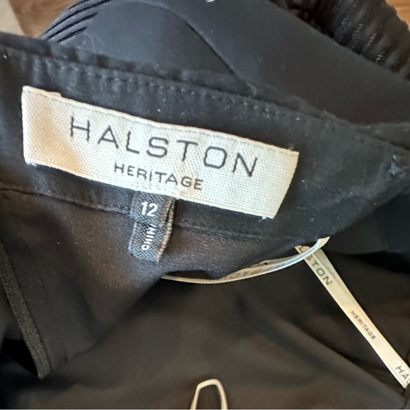 Designer High-Lo little black formal - Picture 2 of 3